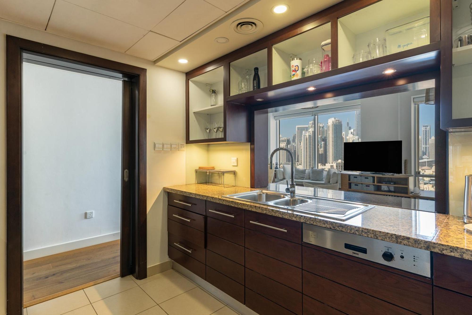 Chic 2Br Apartment, Prime Location Near Dubai Mall - Allsopp&Allsopp Kültér fotó